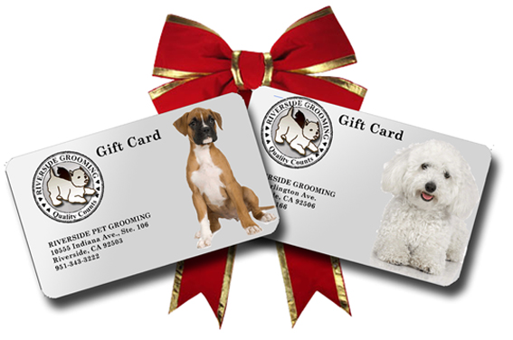 gift cards Riverside Pet Grooming